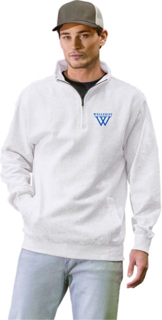 Wellesley College Blue 1/4 Zip