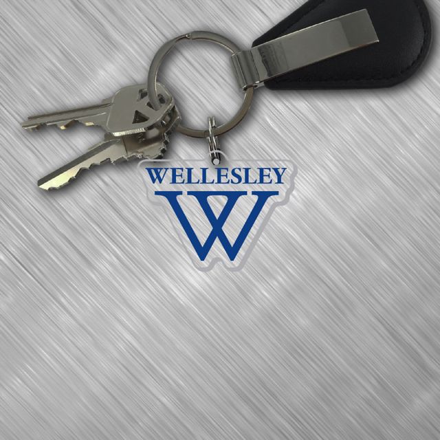Wellesley College Acrylic Laser Cut Keychain