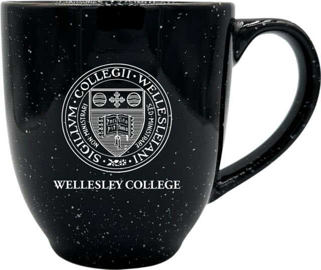 Wellesley College 16 oz. Laser Engraved Bistro Mug