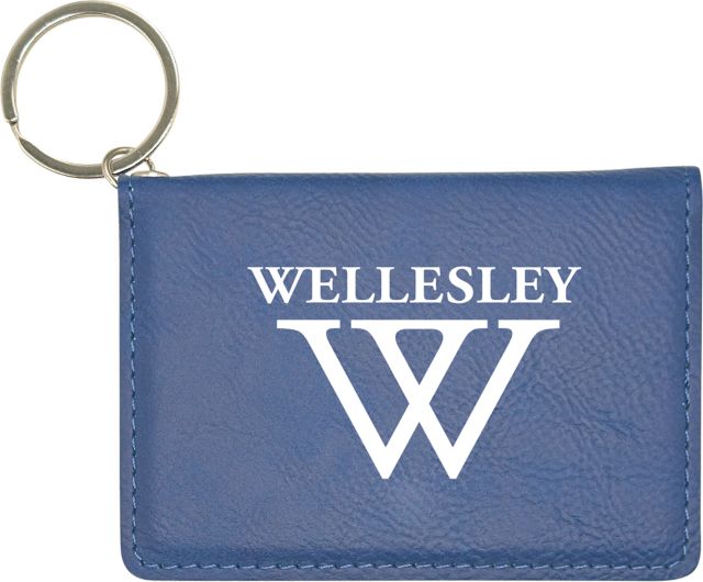Wellesley College Leather ID Holder