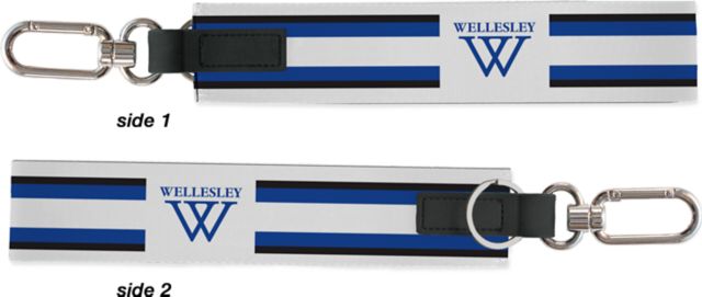 Wellesley College Carabiner Strap Keychain