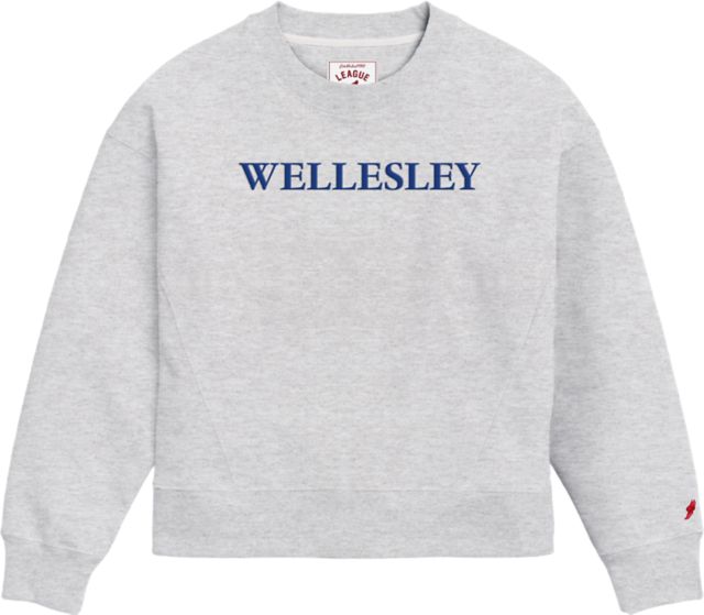 Wellesley College Women's Boxy Crewneck Sweatshirt