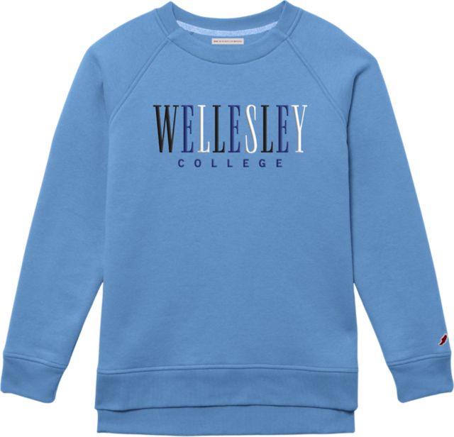 Wellesley College Blue Women's' Crewneck Sweatshirt
