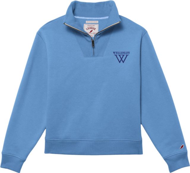 Wellesley College Women's 1/4 Zip Pullover