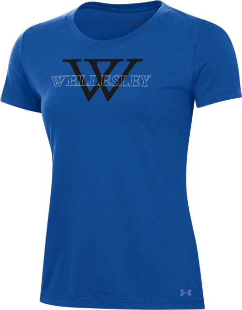 Wellesley College Blue Women's Short Sleeve T-Shirt