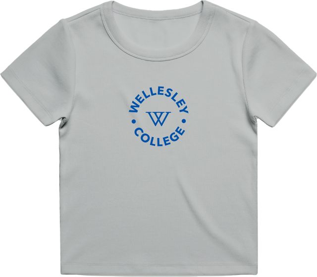 Wellesley College Women's Blue T-Shirt