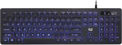Adesso Antimicrobial Large Print Illuminated Desktop Keyboard - ONLINE ONLY