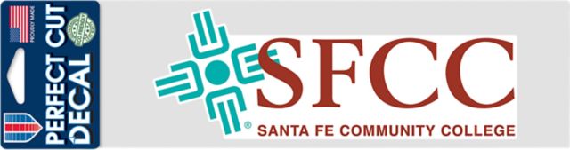 Santa Fe Community College 3'' x 10'' Perfect Cut Decal