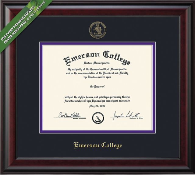 Emerson College 8.5'' x 11'' Classic Diploma Frame