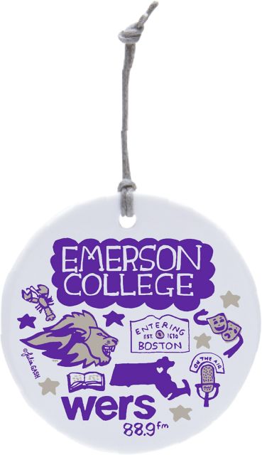 Emerson College Ornament