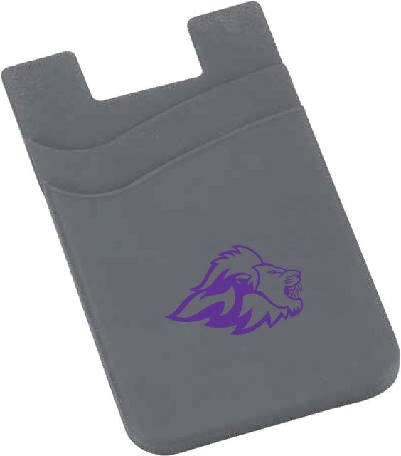 Emerson College Lions Silicone Card Wallet