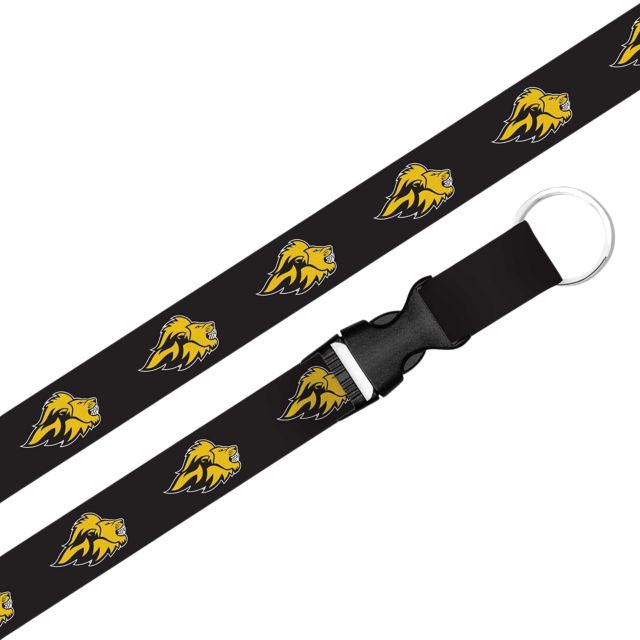 Emerson College Lions Lanyard with Buckle