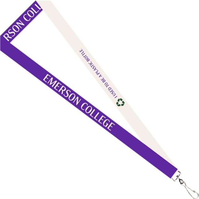 Emerson College Recycled Lanyard