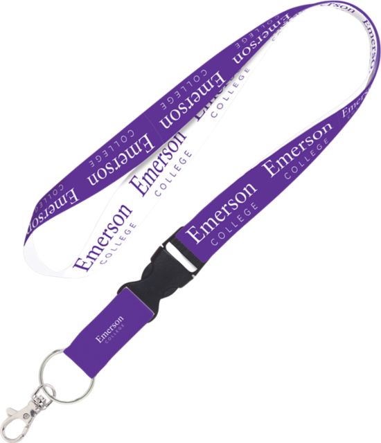 Emerson College 1" Buckle Lanyard