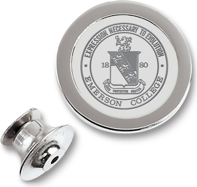 Emerson College 23K Gold Plated Lapel Pin
