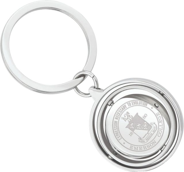 Emerson College Gimball Keychain