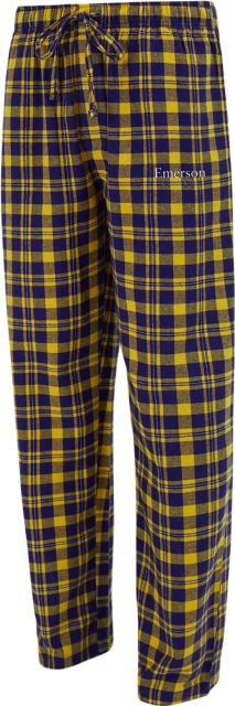 Emerson College Flannel Pants