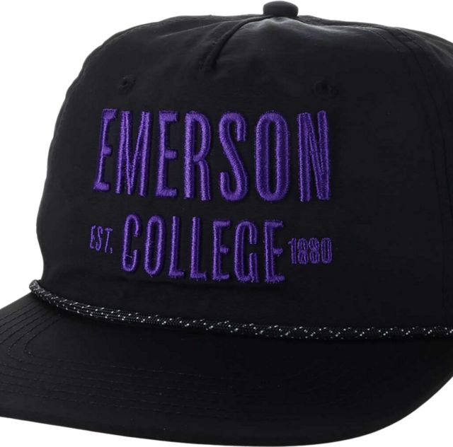 Emerson College Adjustable Rope Cap
