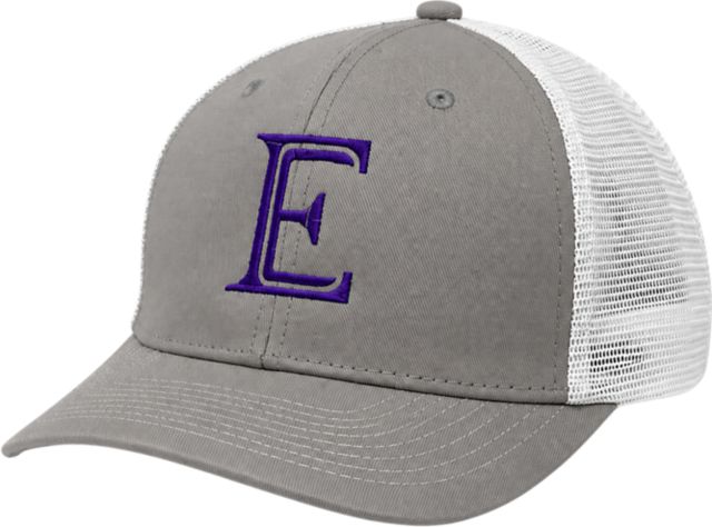 Emerson College Structured Mesh Snapback Cap