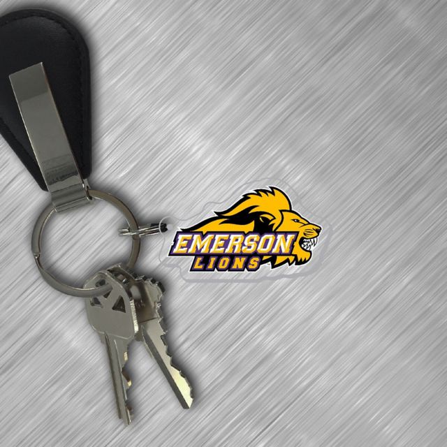 Emerson College Lions Keychain