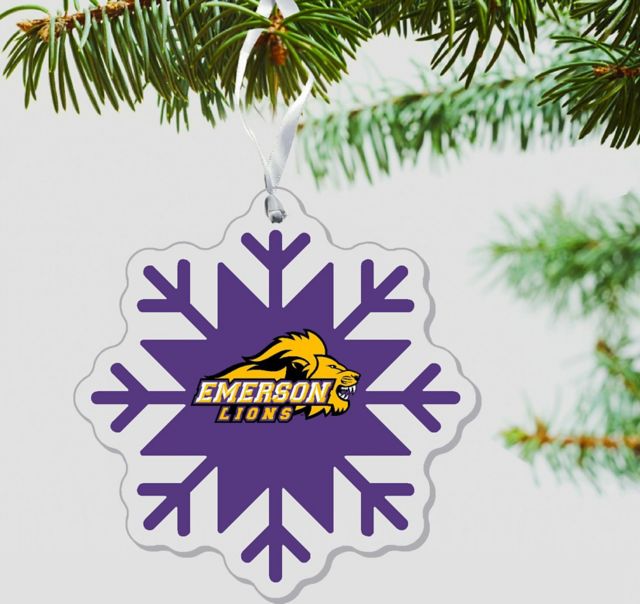 Emerson College Lions 3'' x 4'' Ornament