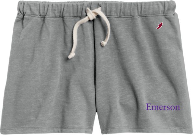 Emerson College Women's Weathered Terry Shorts