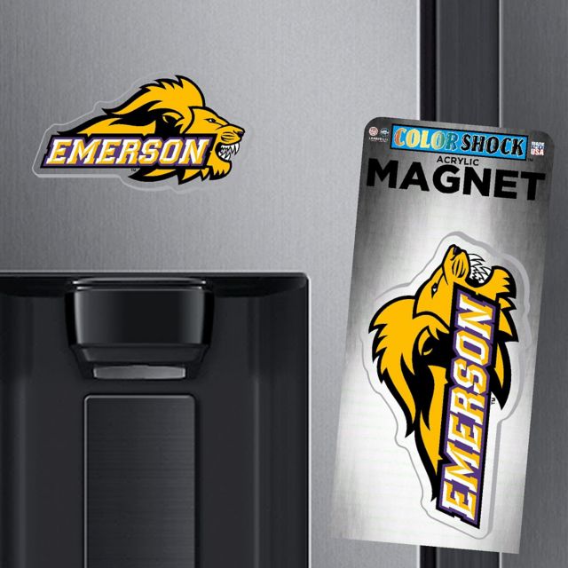 Emerson College Lions 7'' Magnet