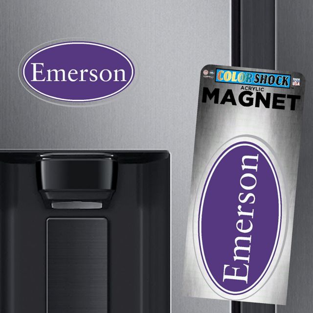 Emerson College 7 in. Acrylic Magnet