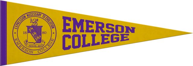 Emerson College 5x15 Pennant