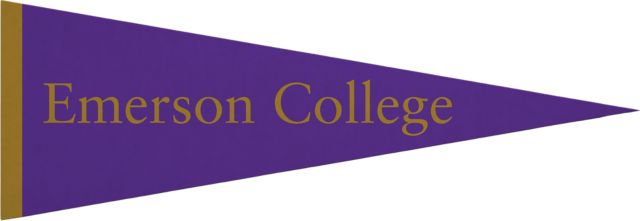 Emerson College 5x15 Pennant