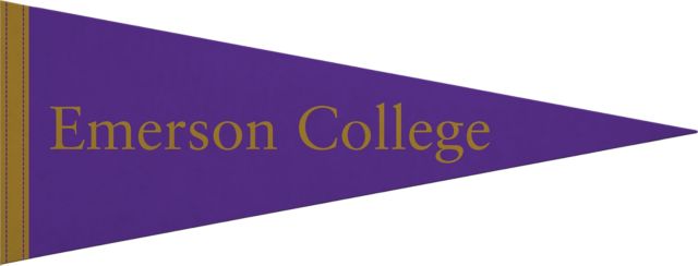 Emerson College 9x24 Pennant
