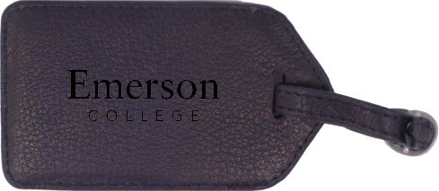 Emerson College Luggage Leather Tag