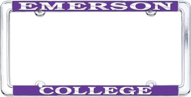 Emerson College License Plate Frame