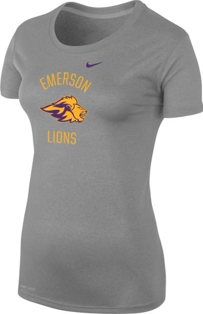 Emerson College Lions Women's Athletic Dri-Fit Short Sleeve T-Shirt