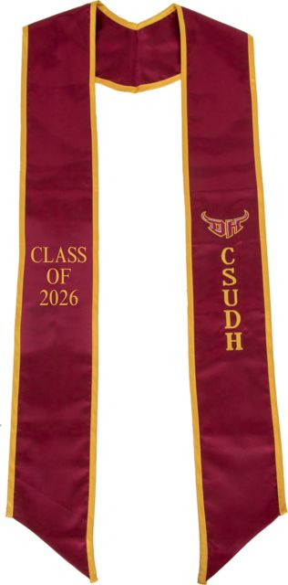 CSUDH Maroon and Gold Sash