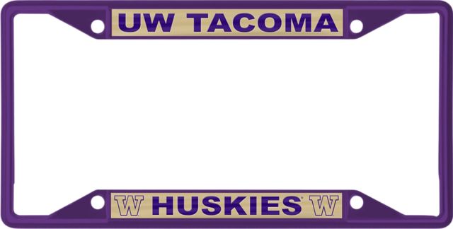 University of Washington Tacoma Huskies License Plate Frame