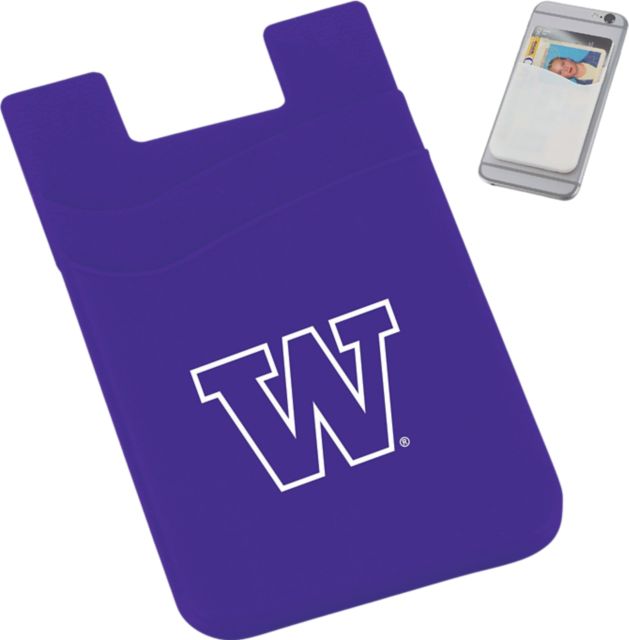 University of Washington Tacoma Silicone Card Wallet