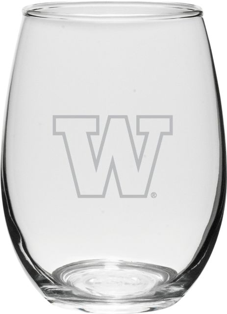 University of Washington Tacoma 21 oz. Stemless Wine Glass