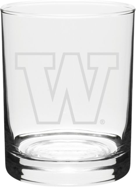 University of Washington Tacoma 14 oz. Glass