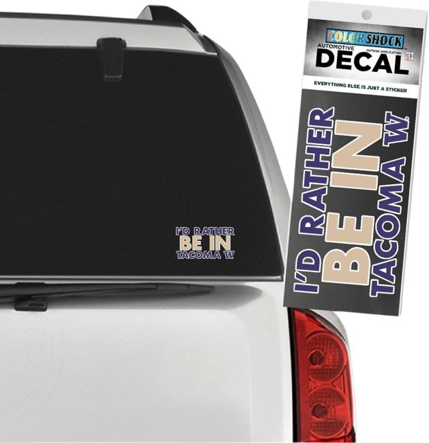University of Washington Tacoma Decal