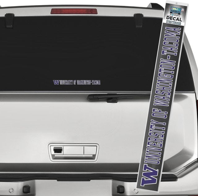 University of Washington Tacoma Strip Decal