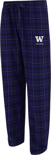 University of Washington Tacoma Flannel Pants