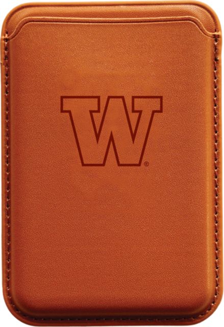 University of Washington Tacoma Monaco Leather Wallet