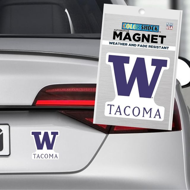 University of Washington Tacoma 4x4 Magnet