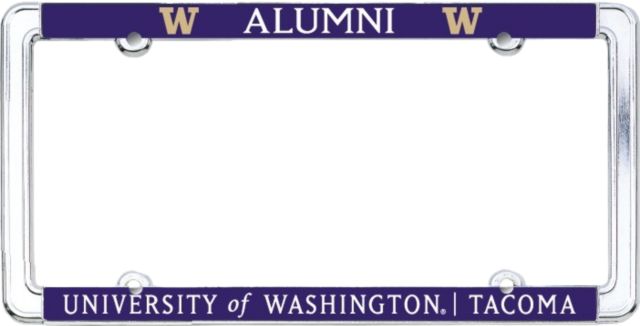 University of Washington Tacoma Alumni Thin Dome License Plate Frame
