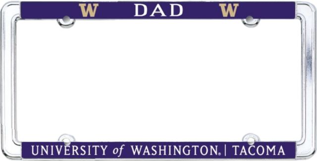 University of Washington Tacoma License Plate Frame