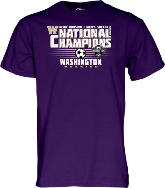 University of Washington Tacoma Men's Soccer 2025 National Champions Short Sleeve T-Shirt