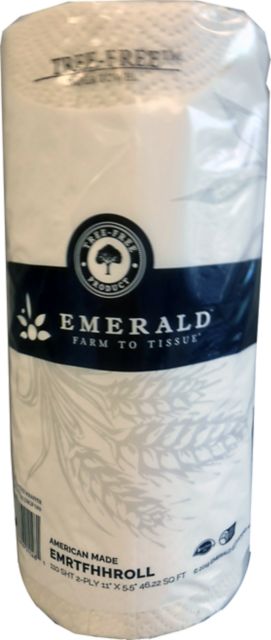 Emerald Paper Towel - Tree Free - 2 ply -110 sheets