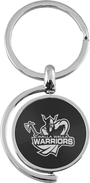 Walla Walla Community College Warriors Spinner Keychain
