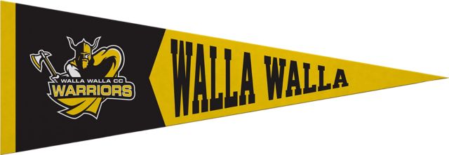 Walla Walla Community College 5x15 Warriors Pennant